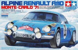 Tamiya - Alpine Renault A110 Monte Carlo `71, 1/24, 24278 hind ja info | Klotsid ja konstruktorid | kaup24.ee
