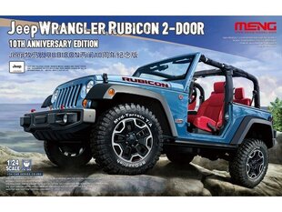 Meng Models - Jeep Wrangler Rubicon 2-Door, 1/24, CS-003 цена и информация | Конструкторы и кубики | kaup24.ee
