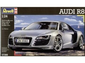 Revell - Audi R8, 1/24, 07398 цена и информация | Klotsid ja konstruktorid | kaup24.ee