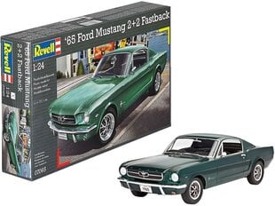 Revell - 1965 Ford Mustang 2+2 Fastback, 1/24, 07065 цена и информация | Конструкторы и кубики | kaup24.ee