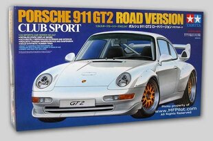 Tamiya - Porsche 911 GT2 Road Version, 1/24, 24247 цена и информация | Конструкторы и кубики | kaup24.ee