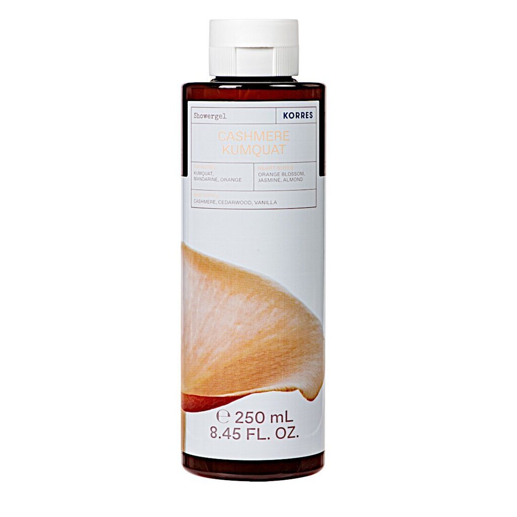 Korres Cashmere Kumquat dušigeel 250 ml hind ja info | Dušigeelid, õlid | kaup24.ee