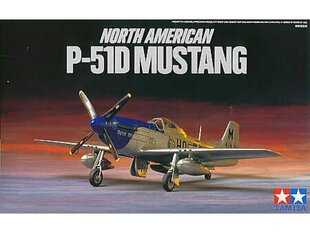 Tamiya - North American P-51D Mustang, 1/72, 60749 hind ja info | Klotsid ja konstruktorid | kaup24.ee