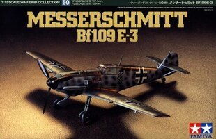 Tamiya - Messerschmitt Bf109 E-3, 1/72, 60750 цена и информация | Конструкторы и кубики | kaup24.ee