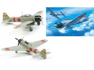 Tamiya - Mitsubishi A6M2b Zero Fighter (ZEKE), 1/72, 60780 цена и информация | Конструкторы и кубики | kaup24.ee