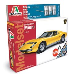 Italeri - Lamborghini Miura model set, 1/24, 72002 цена и информация | Конструкторы и кубики | kaup24.ee