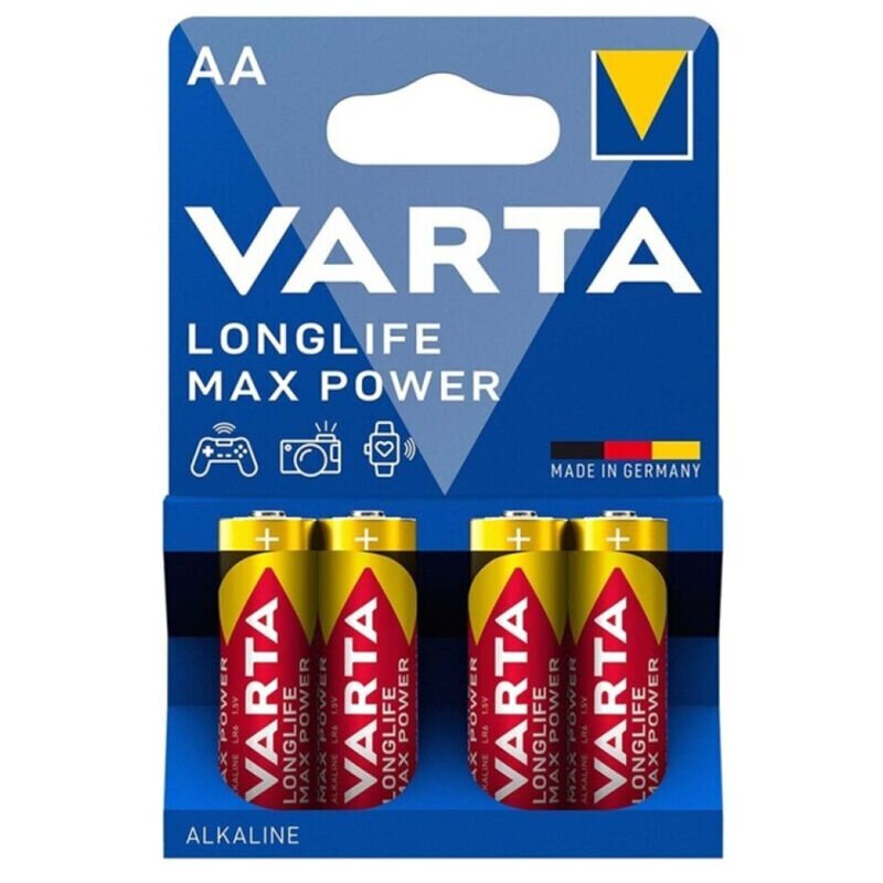 Varta MaxTech AA patareid, 4 tk цена и информация | Patareid | kaup24.ee