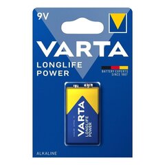Varta leelispatareid 9V Longlife Power цена и информация | Батарейки | kaup24.ee