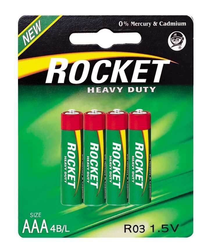 Rocket Heavy Duty AAA patareid, 4 tk hind ja info | Patareid | kaup24.ee