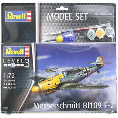 Revell - Messerschmitt Bf109 F-2 Model Set, 1/72, 63893 hind ja info | Klotsid ja konstruktorid | kaup24.ee