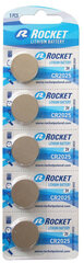 Rocket Lithium CR2025 patareid, 5 tk hind ja info | Rocket Sanitaartehnika, remont, küte | kaup24.ee