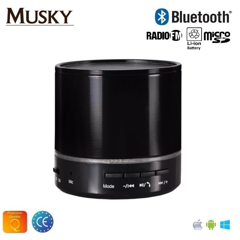 Musky BR16 Bluetooth, must hind ja info | Kõlarid | kaup24.ee