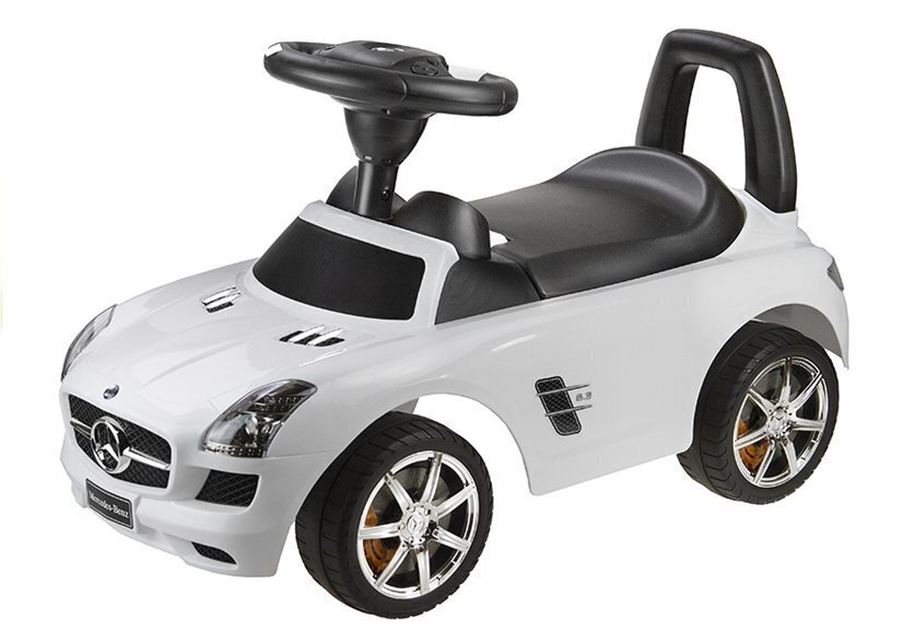 Tõukeauto Mercedes-Benz SLS AMG, valge hind ja info | Imikute mänguasjad | kaup24.ee