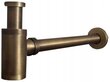 Mexen sifoon, „Klik-klak“ valamu põhjaklapp ilma ülevooluta, Old bronze hind ja info | Sifoonid | kaup24.ee