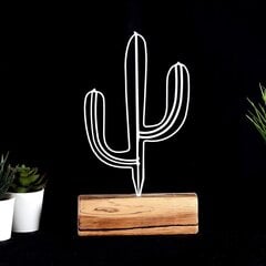 Dekoratiivne kuju Cactus Mini White цена и информация | Детали интерьера | kaup24.ee