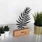 Dekoratiivne kujuke Palm Leaf Black hind ja info | Sisustuselemendid | kaup24.ee