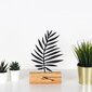 Dekoratiivne kujuke Palm Leaf Black hind ja info | Sisustuselemendid | kaup24.ee