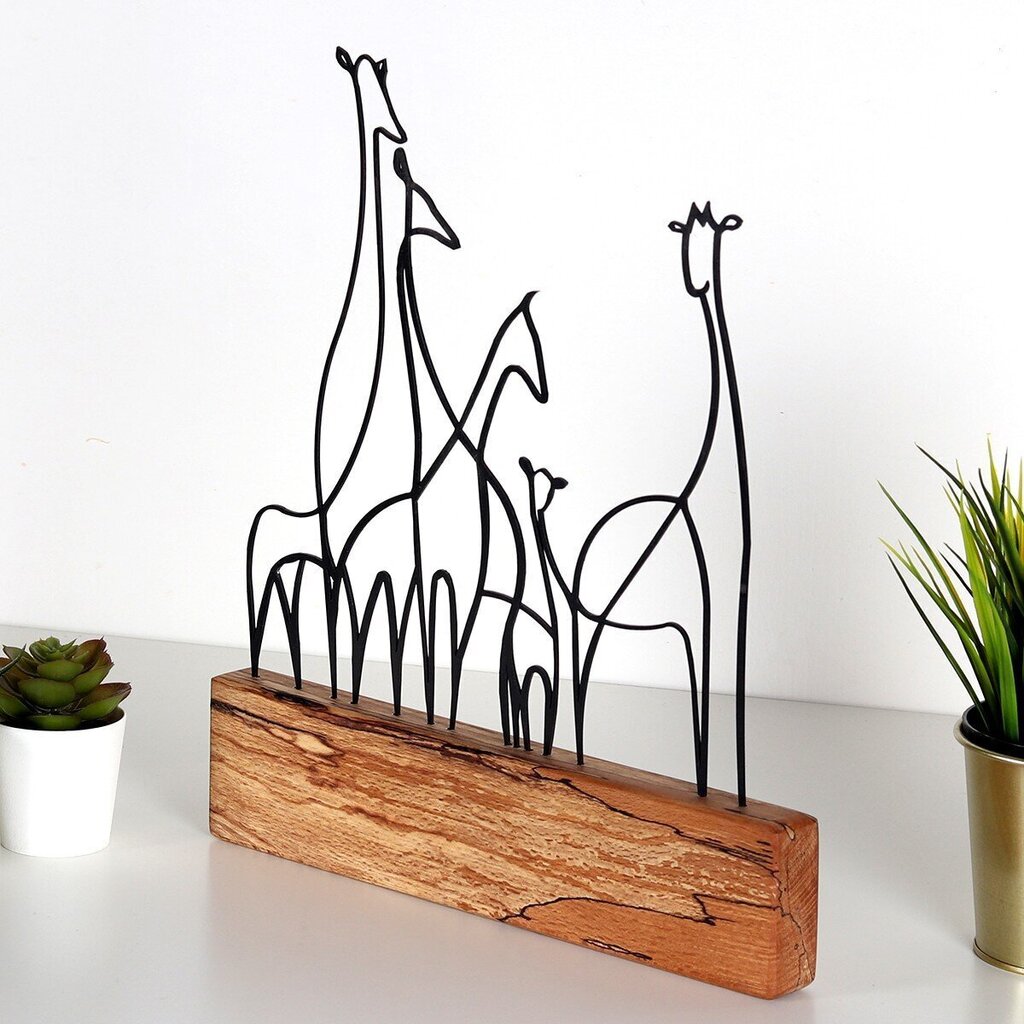 Dekoratiivne kuju Giraffe Black hind ja info | Sisustuselemendid | kaup24.ee