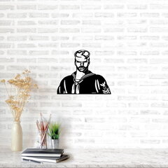 Metallist seinadekoratsioon Tom Of Finland Sailor, 49x60 cm цена и информация | Детали интерьера | kaup24.ee