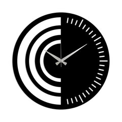 Настенные часы Black цена и информация | Часы | kaup24.ee