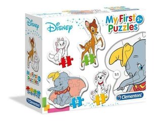 Puslede komplekt Clementoni Disney loomad, 3-, 6-, 9-, 12-osaline цена и информация | Пазлы | kaup24.ee