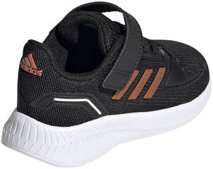 Jalatsid Adidas Runfalcon 2.0 I Black FZ0098/9.5K цена и информация | Детская спортивная обувь | kaup24.ee