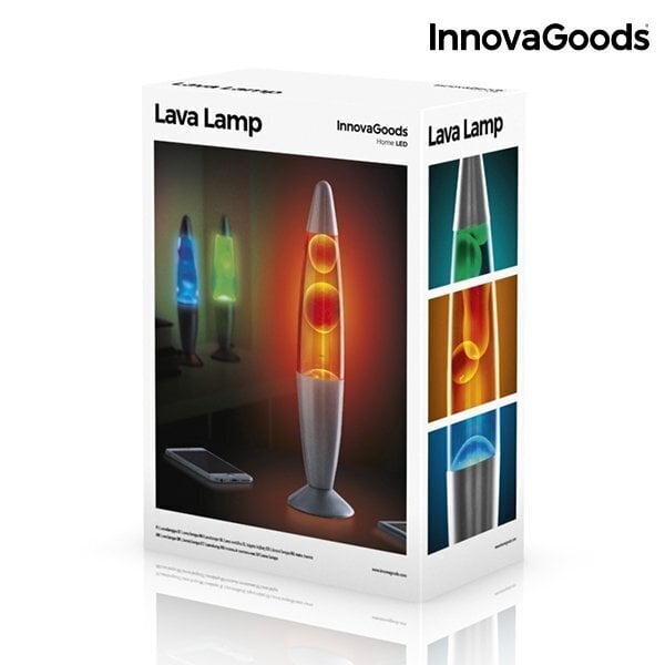 Laavalamp InnovaGoods, punane цена и информация | Laualambid | kaup24.ee
