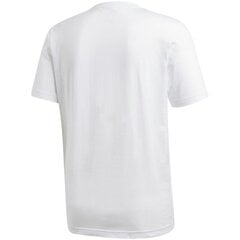 Футболка мужская Adidas Essentials Linear Tee, белая цена и информация | Мужская спортивная одежда | kaup24.ee