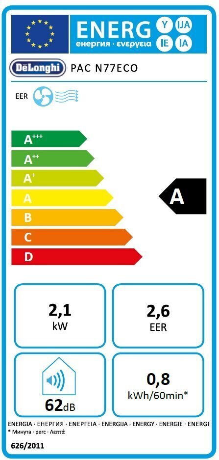 Kliimaseade DELONGHI PACN77ECO цена и информация | Õhksoojuspumbad, konditsioneerid | kaup24.ee