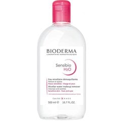 Очищающая мицеллярная вода Bioderma Sensibio H2O, 500 мл цена и информация | Аппараты для ухода за лицом | kaup24.ee