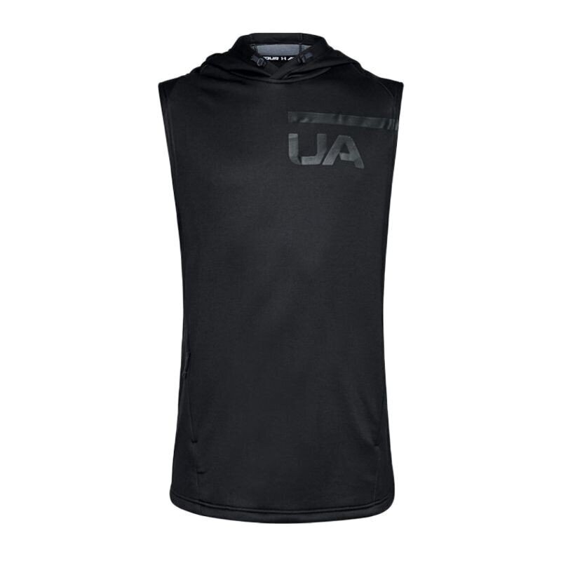 Meeste dressipluus Under Armor MK-1 Terry Sleeveless M 1306446-001, 47616, must hind ja info | Meeste vestid | kaup24.ee