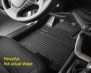 Резиновые коврики Peugeot 208/ 2008 2012-&gt; /4pc, 0640 цена и информация | Резиновые коврики | kaup24.ee