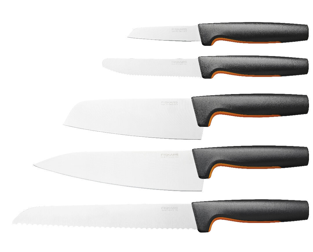 Fiskars Functional Form suur alustuskomplekt, 5 osa hind ja info | Noad ja tarvikud | kaup24.ee