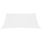 vidaXL oxford-kangast päikesepuri, kandiline, 3 x 3 m, valge hind ja info | Päikesevarjud, markiisid ja alused | kaup24.ee