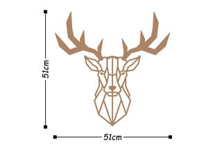 Металлическое украшение на стену Deer цена и информация | Детали интерьера | kaup24.ee