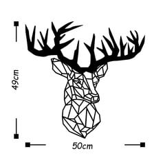 Металлическое украшение на стену Deer цена и информация | Детали интерьера | kaup24.ee