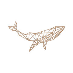Металлическое украшение на стену Whale цена и информация | Детали интерьера | kaup24.ee