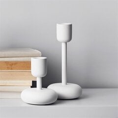 Подсвечник Iittala Nappula white, 107+183 мм цена и информация | Подсвечники, свечи | kaup24.ee