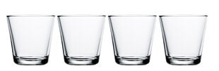 Iittala 4 klaasi komplekt Katrio, 210 ml цена и информация | Стаканы, фужеры, кувшины | kaup24.ee