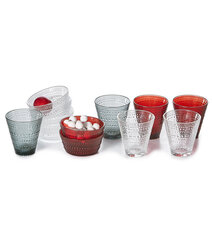 Iittala Kastehelmi joogiklaas, 30 cl, jõhvikapunane, 2 tk цена и информация | Стаканы, фужеры, кувшины | kaup24.ee