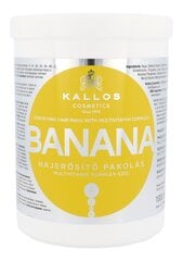 Taastav juuksemask Kallos Banana Fortifying 1000 ml hind ja info | Maskid, õlid, seerumid | kaup24.ee