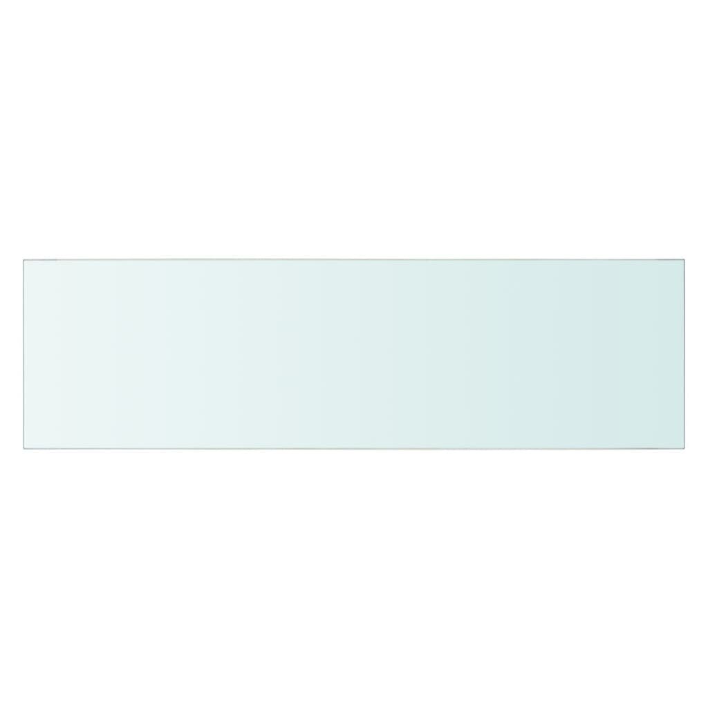 vidaXL riiulid, 2 klaasist paneeli, läbipaistvad, 70 x 20 cm hind ja info | Riiulid | kaup24.ee