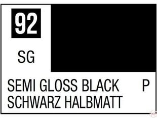 Mr.Hobby - Mr.Color C-092 Semi Gloss Black, 10ml hind ja info | Kunstitarbed, voolimise tarvikud | kaup24.ee