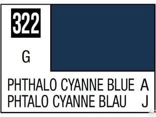 Mr.Hobby - Mr.Color C-322 Phthalo Cyanne Blue, 10ml hind ja info | Kunstitarbed, voolimise tarvikud | kaup24.ee