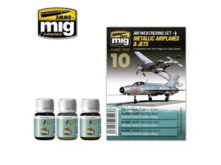 AMMO MIG - METALLIC AIRPLANES & JETS. AMIG7423 hind ja info | Kunstitarbed, voolimise tarvikud | kaup24.ee