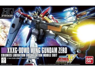 Bandai - HGAC Gundam Wing XXXG-00W0 Wing Gundam Zero, 1/144, 58891 hind ja info | Klotsid ja konstruktorid | kaup24.ee