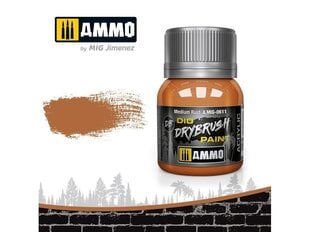 Акриловая краска AMMO MIG - DRYBRUSH Medium Rust, 40 мл, 0611 цена и информация | Принадлежности для рисования, лепки | kaup24.ee