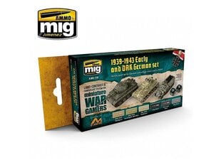 AMMO MIG - WARGAME EARLY AND DAK GERMAN SET. AMIG7116 цена и информация | Принадлежности для рисования, лепки | kaup24.ee