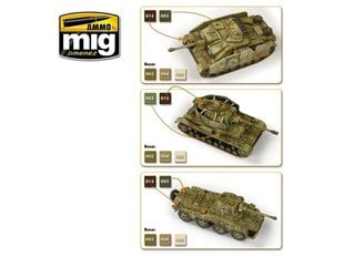 AMMO MIG - WARGAME 1943-1945 GERMAN SET. AMIG7117 цена и информация | Принадлежности для рисования, лепки | kaup24.ee