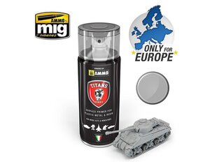 TITANS HOBBY - LIGHT GREY MATT PRIMER (teraga krunt) 400ml, 102 цена и информация | Принадлежности для рисования, лепки | kaup24.ee